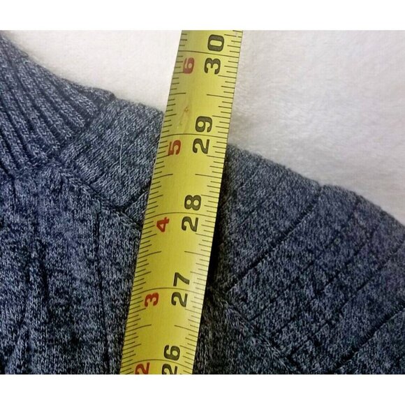 Greg Norman Tasso Elba Sweater Men's XXL 1/4 Zip Pullover heather Gray Mock Neck - Picture 11 of 12